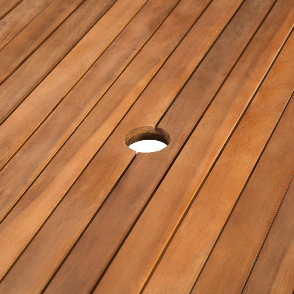 Gartentisch 200x100x74 cm Akazie Massivholz